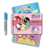 Водная раскраска с маркером "Hello Kitty and friends", 5 рис., 12 стр. (21*14см)