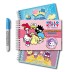 Водная раскраска с маркером "Hello Kitty and friends", 5 рис., 12 стр. (21*14см)