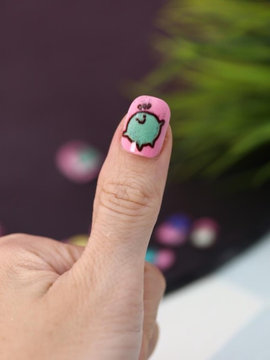 Накладные ногти GIRLY "Птица", 12 шт., с клеевыми пластинами 