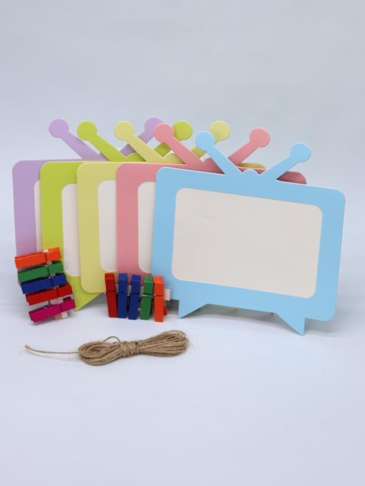 Крафтовые фоторамки 10 шт. &quot;TV&quot; (15,5 х 14,5 см) 