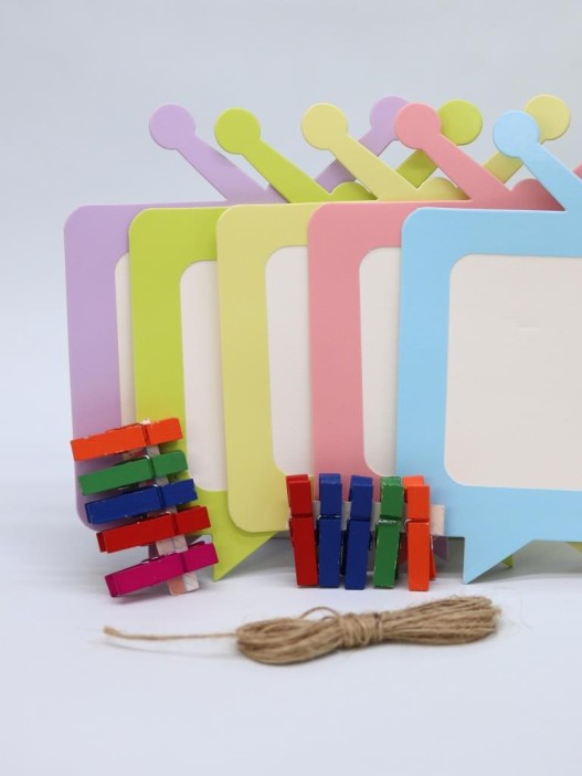 Крафтовые фоторамки 10 шт. &quot;TV&quot; (15,5 х 14,5 см) 