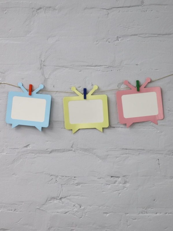 Крафтовые фоторамки 10 шт. "TV" (15,5 х 14,5 см)