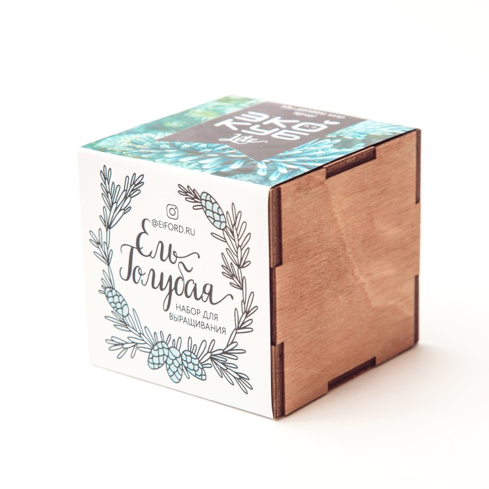 Набор для выращивания "Экокуб Magicme" - Ель Голубая 