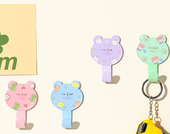 Крючок на липучке «I&#039;m fine» 2шт, mix color 