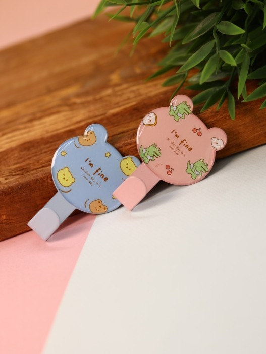 Крючок на липучке «I&#039;m fine» 2шт, mix color 