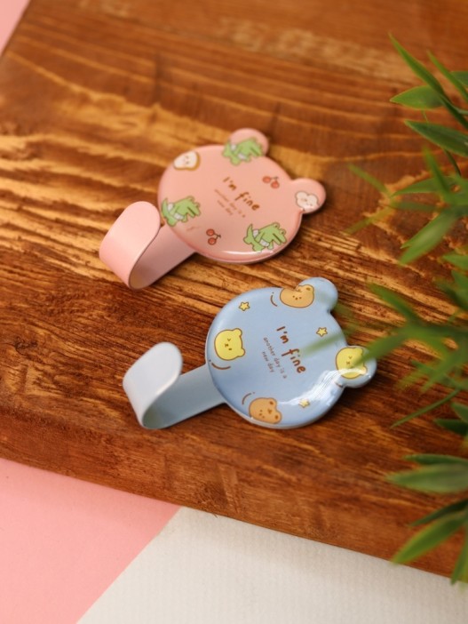 Крючок на липучке «I&#039;m fine» 2шт, mix color 