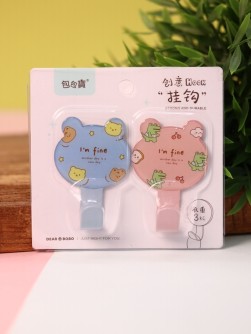 Крючок на липучке «I'm fine» 2шт, mix color