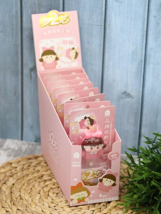 Корректор &quot;Girlfriend&quot;, pink + 2 сменных блока 