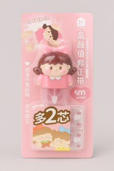 Корректор "Girlfriend", pink + 2 сменных блока