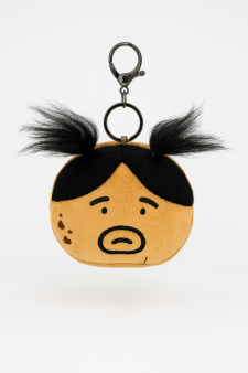 Плюшевый кошелек "Potato family", balck