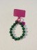 Брелок-подвеска для телефона iLikeGift «Heart charm», green 