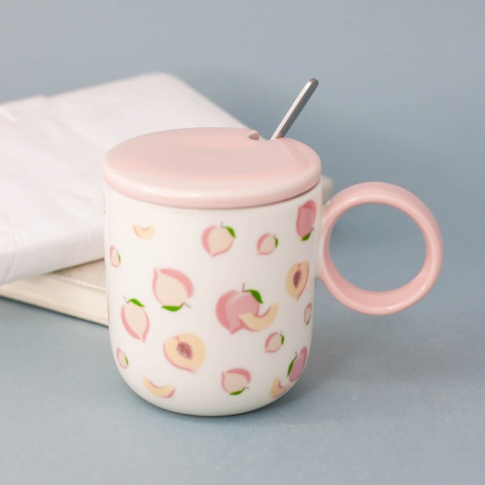 Кружка "Fruits Peach", pink 