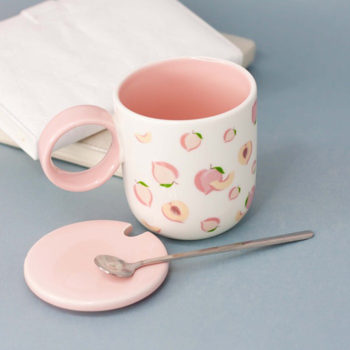 Кружка "Fruits Peach", pink 