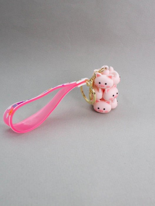 Брелок &quot;Pig family&quot;, pink (6,5 см) 
