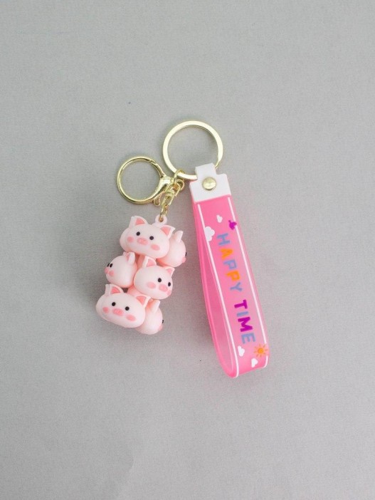Брелок &quot;Pig family&quot;, pink (6,5 см) 