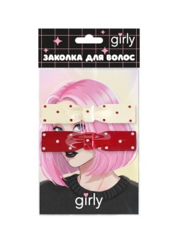 Набор заколок для волос GIRLY 2 шт. "Бантики"