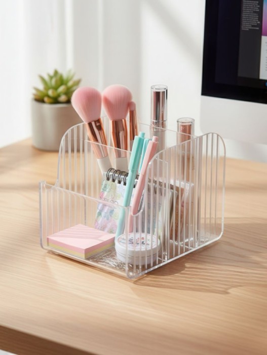 Органайзер настольный "Clear design", transparent (10.4*7*10.4*11см) 