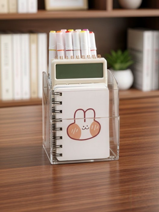 Органайзер настольный "Clear design", transparent (10.4*7*10.4*11см) 