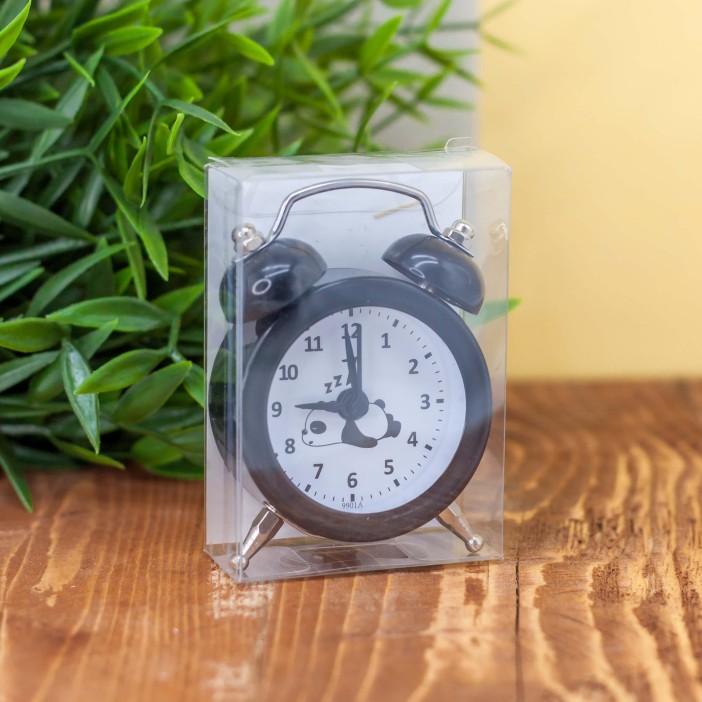 Часы-будильник &quot;Mini panda&quot;, black 