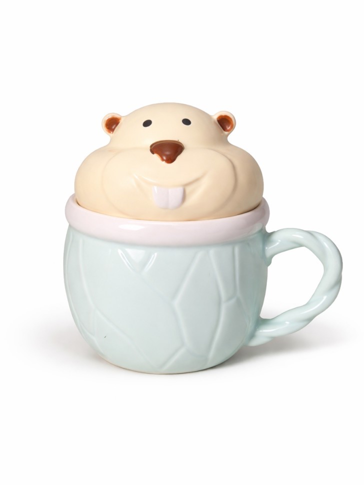Кружка «Funny hamster», green (380 мл)