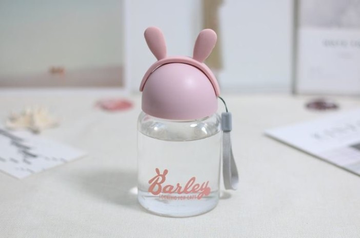 Бутылка &quot;Barley&quot; зайчик pink 