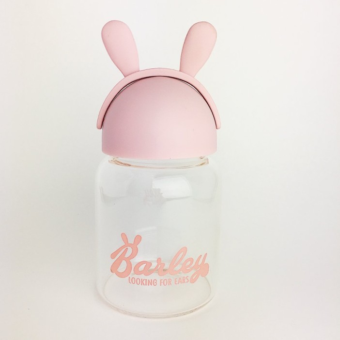Бутылка "Barley" зайчик pink 