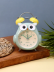 Часы-будильник "Owl", green