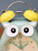 Часы-будильник "Owl", green