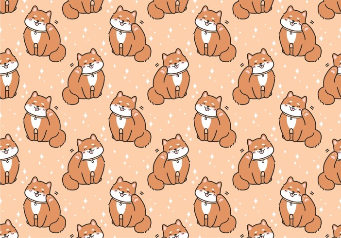 Обложка для паспорта Аниме «Many shiba inu», плотность 600 мкм 