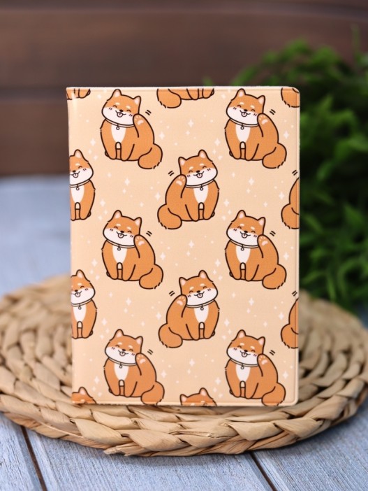 Обложка для паспорта Аниме «Many shiba inu», плотность 600 мкм 