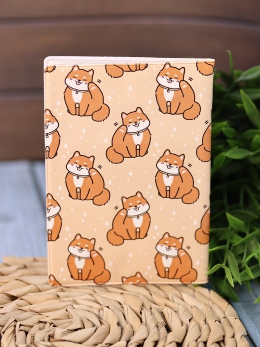 Обложка для паспорта Аниме «Many shiba inu», плотность 600 мкм 