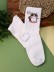 Носки женские Аниме «Cute cat», р. 35-40, белый 
