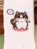 Носки женские Аниме «Cute cat», р. 35-40, белый 