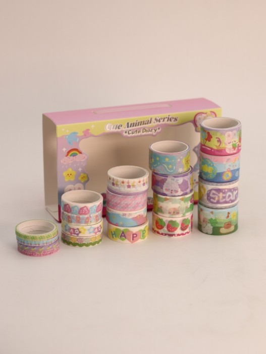 Набор декоративного скотча 20 шт. &quot;Cute animal&quot; 