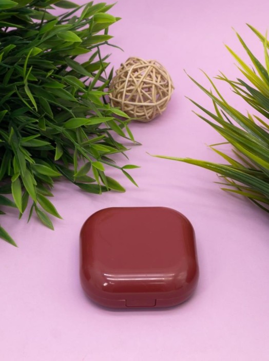 Контейнер для линз «Smooth», red 