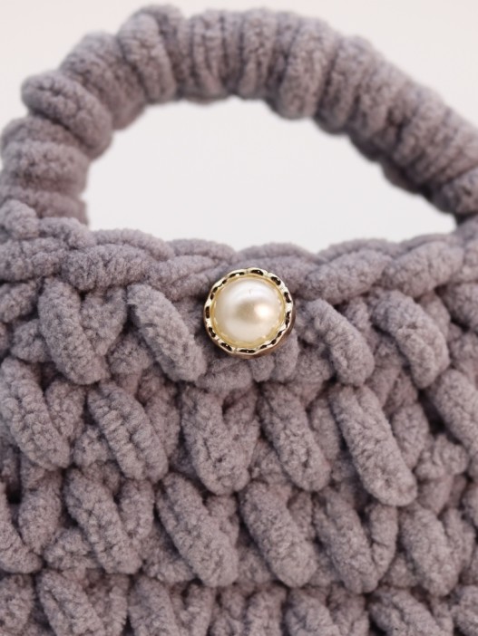 Сумочка для наушников &quot;Bunny&quot;, grey (11.5*9.5 см) 