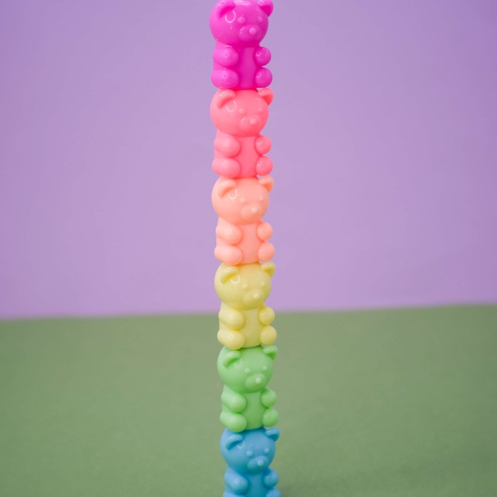 Маркер текстовыделитель &quot;Rainbow bear&quot;, 5 в 1, mix 