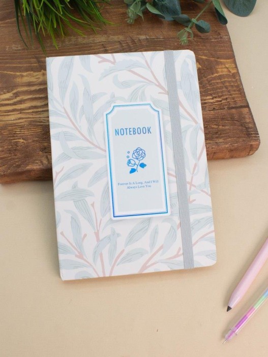 Блокнот (А5) &quot;Spring twigs&quot;, yellow (14.5*21) 