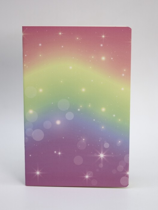 Блокнот (А5) &quot;Rainbow pattern&quot;, pink (14.5*21) 