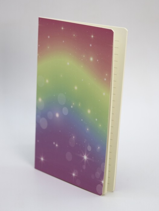 Блокнот (А5) &quot;Rainbow pattern&quot;, pink (14.5*21) 