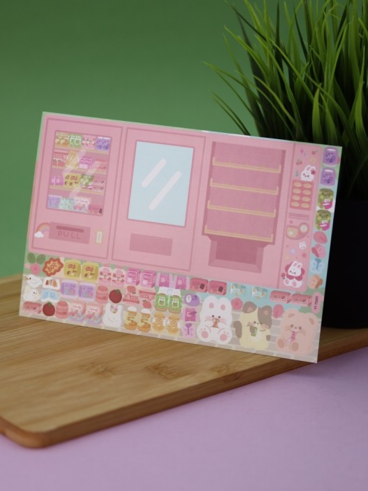 Наклейки-игра &quot;Showcase pink&quot; (20,5*11,5 см) 