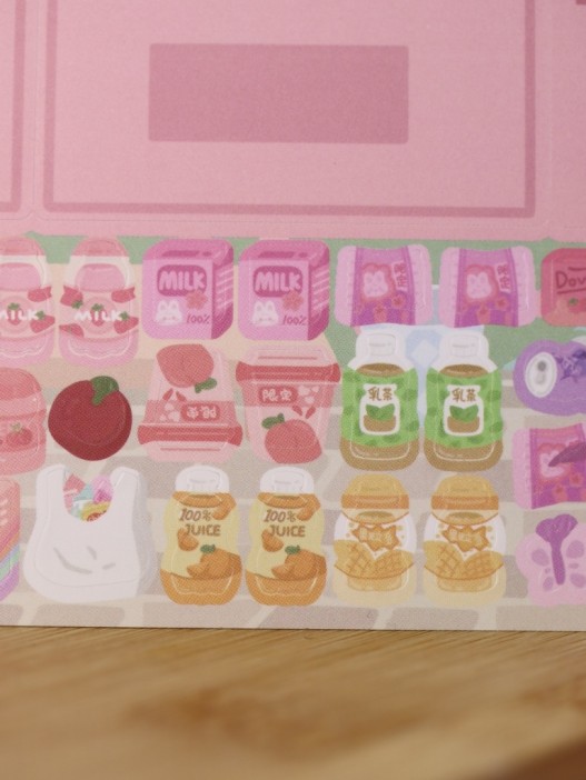 Наклейки-игра &quot;Showcase pink&quot; (20,5*11,5 см) 