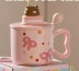 Кружка керамическая «Cute bear», pink (370 мл) 