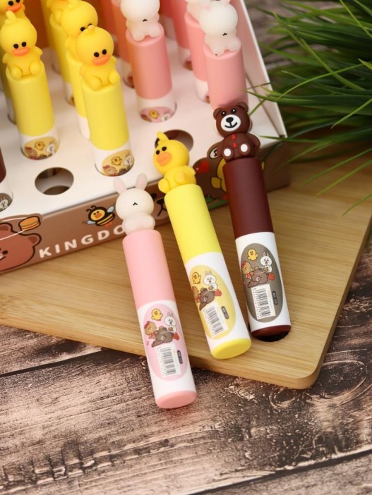 Маркер текстовыделитель &quot;Animal kingdom&quot;, mix, шоу-бокс 24 шт. 