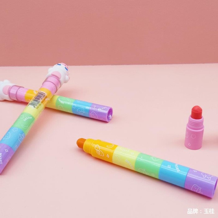 Разноцветные мелки &quot;Unicorn dreaming&quot;, 6 в 1, rainbow 