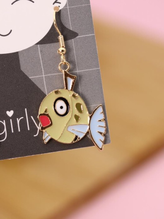Серьги GIRLY &quot;Round fish&quot; 