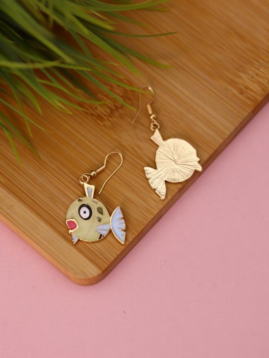 Серьги GIRLY &quot;Round fish&quot; 