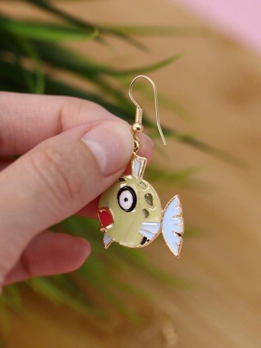 Серьги GIRLY &quot;Round fish&quot; 