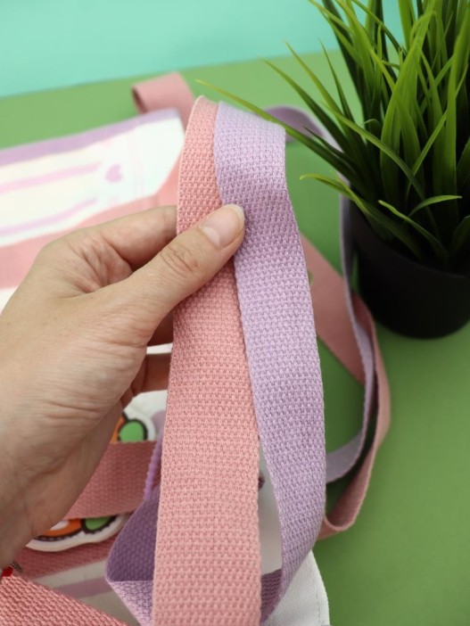 Сумка шоппер &quot;Capybara on bread&quot;, pink (33.5*16*29 см) 