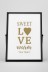Фоторамка «Sweet love», black, металл (10*15 см) 